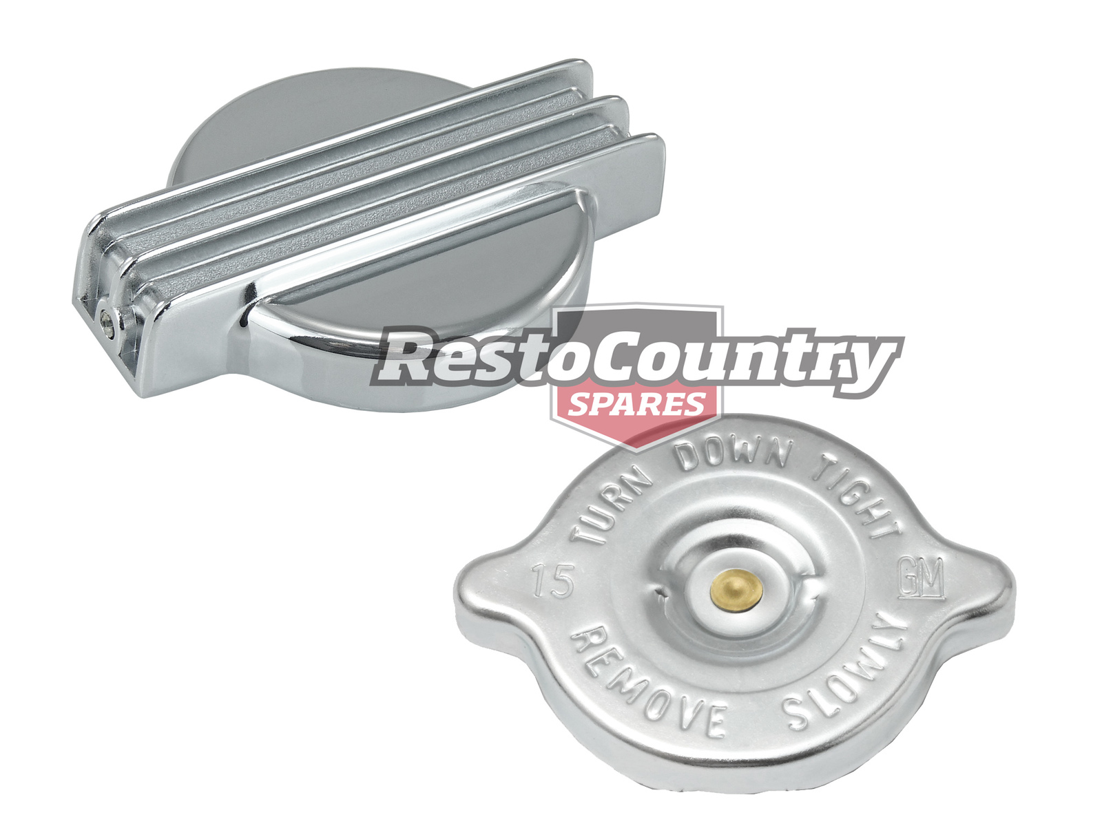 chrome radiator cap