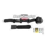 Holden Commodore Rear Inertia Reel Seat Belt PAIR Black VK VL