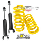 Ford Coil KING Springs + Shock XD 6Cyl W/Steel Head Front STANDARD Height