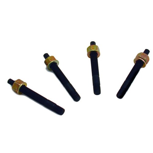 Carb Stud Kit Short 2 1/2 Inch long 5/16 thread with Gold Hardware