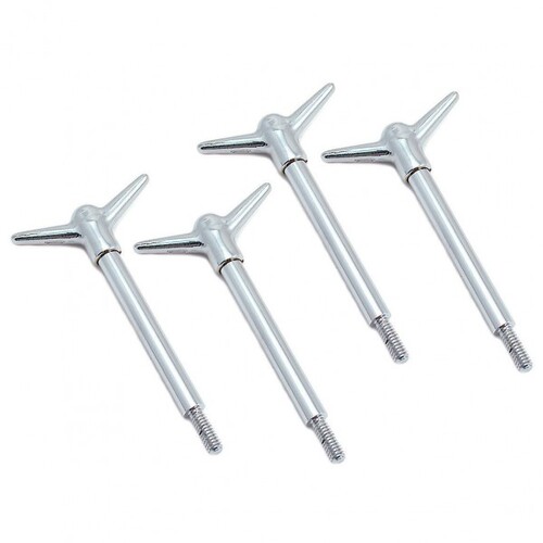 Hold Down Y-Wing 3 1/2 Inch Chrome Set 4