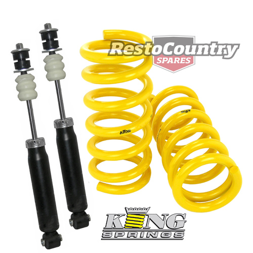 Ford Coil KING Springs + Shocks XE XF SEDAN Rear Super Low 50mm suspension