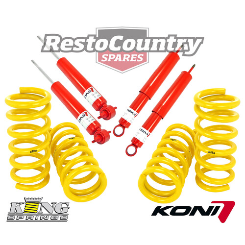 Holden Coil KING Spring+ KONI Shock Torana LH LX UC V8 FRONT + REAR STANDARD